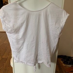 Front/back tie t-shirt